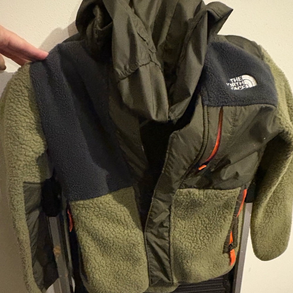 The North Face Olive and Charcoal Jacket